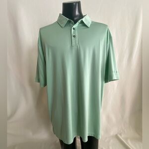 NICKLAUS Shirt Men’s XXL Eco-Choice Mint Short Sleeve Performance Golf Polo